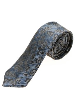 Modrá pánska elegantná kravata BOLF K108