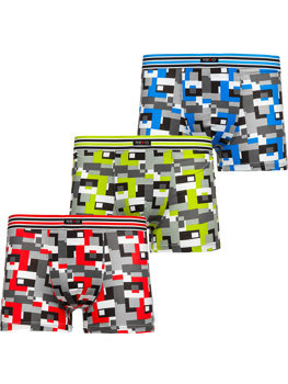 Pánske boxerky v 3 rôznych farbách Bolf 1BE750-3P 3 PACK
