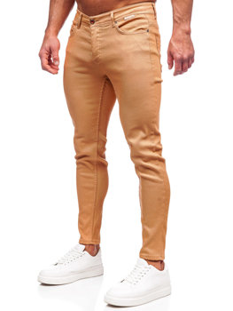 Pánske látkové nohavice vo farbe ťavej srsti Bolf GT-S