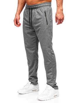 Sivé pánske teplákové nohavice Bolf JX6319