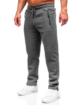 Sivé pánske teplákové nohavice nadmernej veľkosti Bolf JX9826
