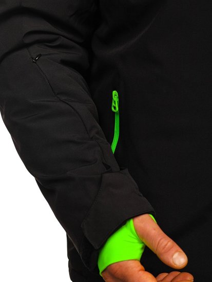 Čierna pánska športová zimná bunda Bolf HH011