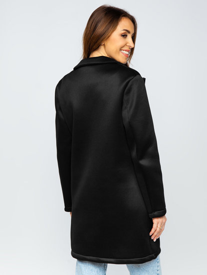 Čierny dámský krátký kabát Bolf 20672