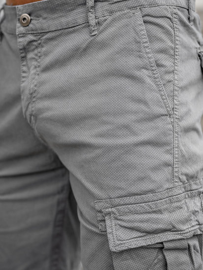 Sivé pánske kapsáčové šortky Bolf YF2225