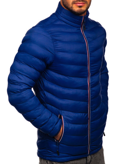 Tmavomodrá pánska športová zimná bunda Bolf SM71