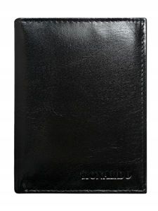 Čierna pánska kožená  peňaženka 612