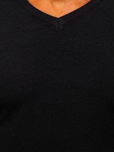 Čierny pánsky sveter s Včkom Bolf YY03
