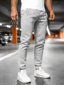 Sivé pánske jogger nohavice Bolf XW01-A